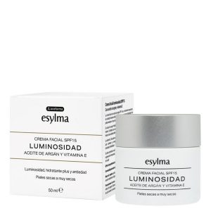 Crema facial luminosidad piel seca