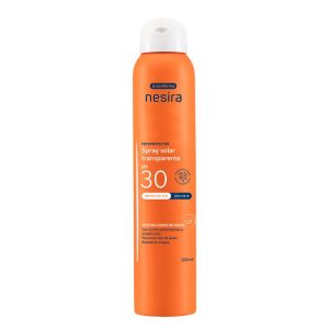 Spray transparente loción solar SPF30