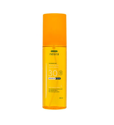 Aceite seco bronceador SPF30