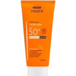 Loción solar SPF50+